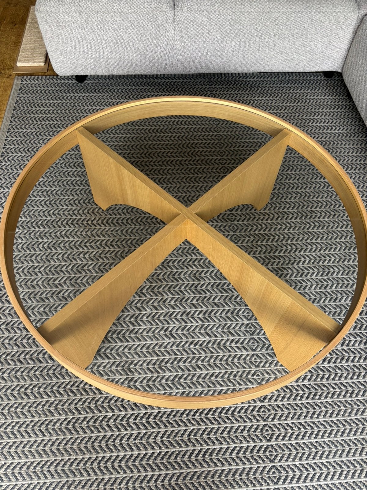 Ikea salontafel Stockholm 2025, Huis en Inrichting, Ophalen, 50 tot 100 cm, Rond, 50 tot 100 cm