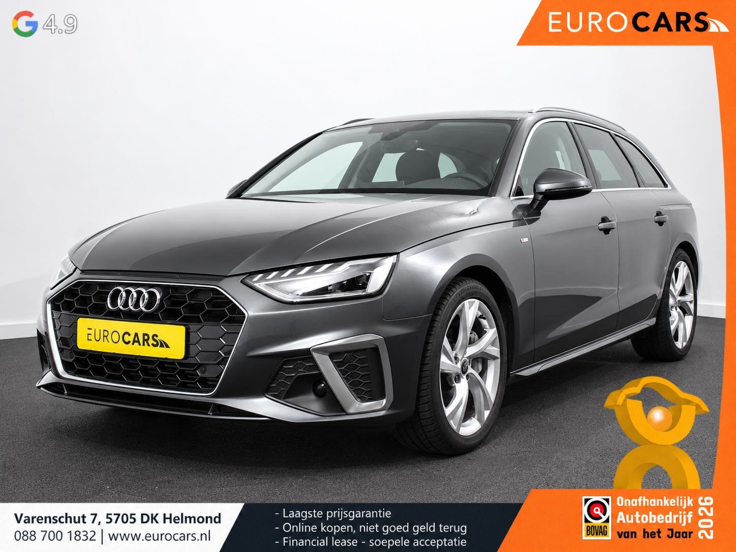Audi A4 Avant 40 TFSI 204 pk S-tronic S Line Plus Navigatie, Auto's, 15 km/l, Gebruikt, Euro 6, 4 cilinders