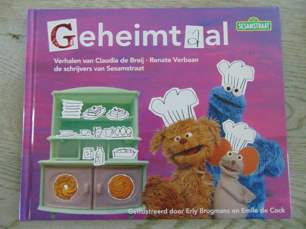 Geheimtaal - Sesamstraat hardcover boek, Ophalen of Verzenden, Zo goed als nieuw, Sesamstraat, Fictie algemeen