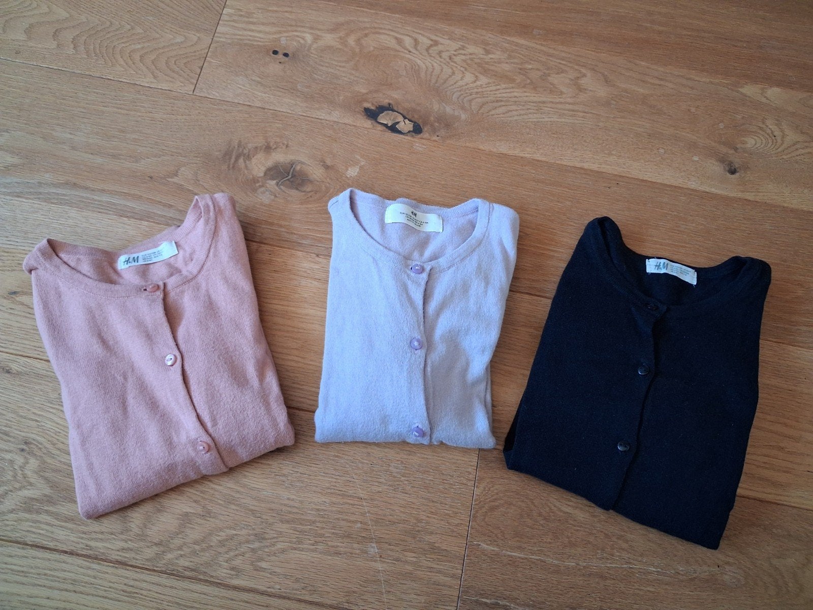 3 vestjes H&M maat 122-128, Kinderen en Baby's, Kinderkleding | Maat 122, Gebruikt, Meisje, Trui of Vest, H&M
