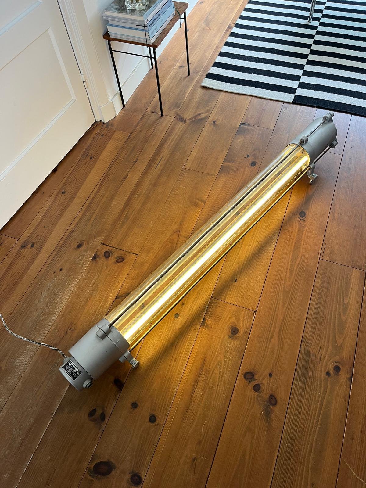 Industriele bunker lamp, Ophalen, Zo goed als nieuw, E27 (groot), Led-lamp