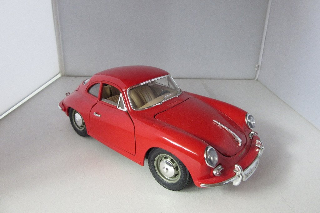 Porsche 356 B 1;18, Ophalen of Verzenden, Zo goed als nieuw, Auto, Bburago