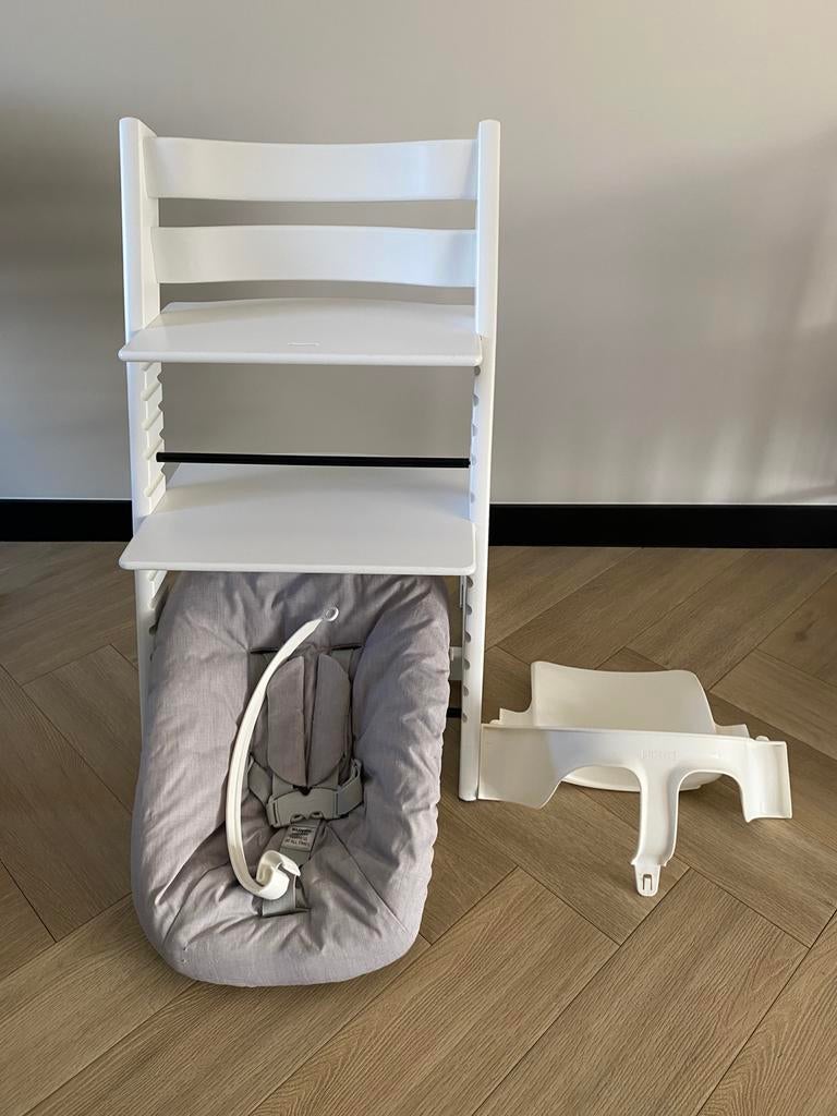 Complete set Stokke tripp trapp, Kinderen en Baby's, Ophalen, Zo goed als nieuw, Meegroeistoel