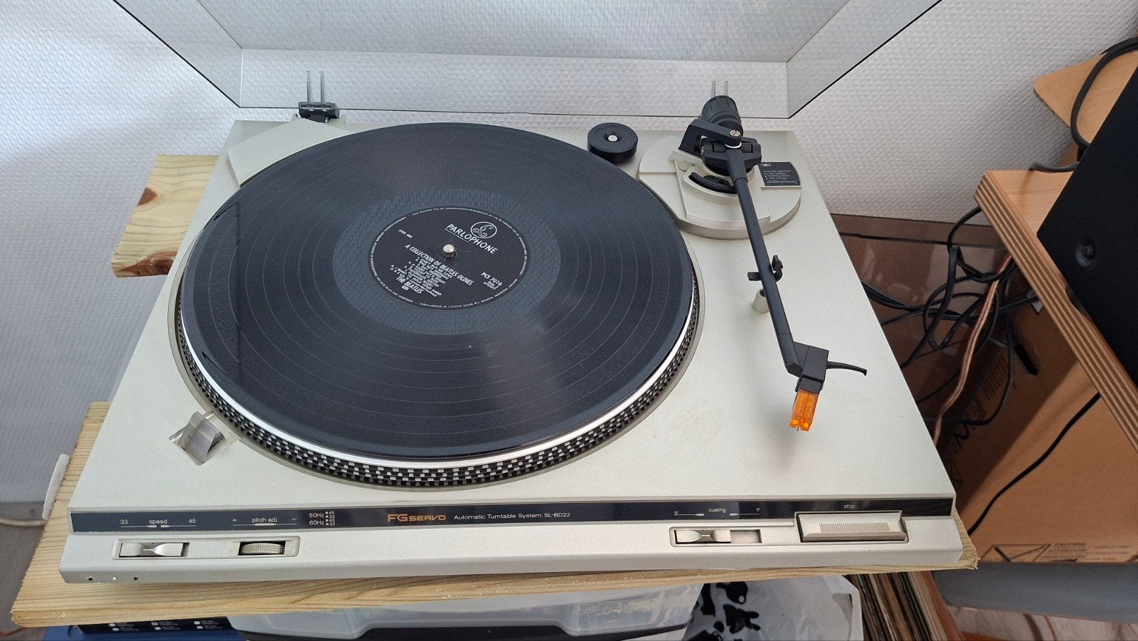 technics sl bd22, Gebruikt, Pitch-regelaar, Ophalen of Verzenden, Platenspeler