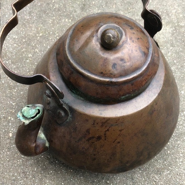 Roodkoperen waterketel, Antiek en Kunst, Ophalen of Verzenden, Koper