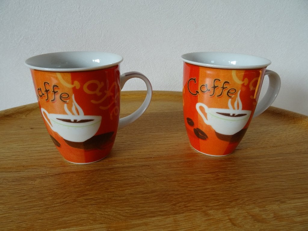 2 koffiebekers Flirt by R & B, Overige merken, Zo goed als nieuw, Overige stijlen, Mok