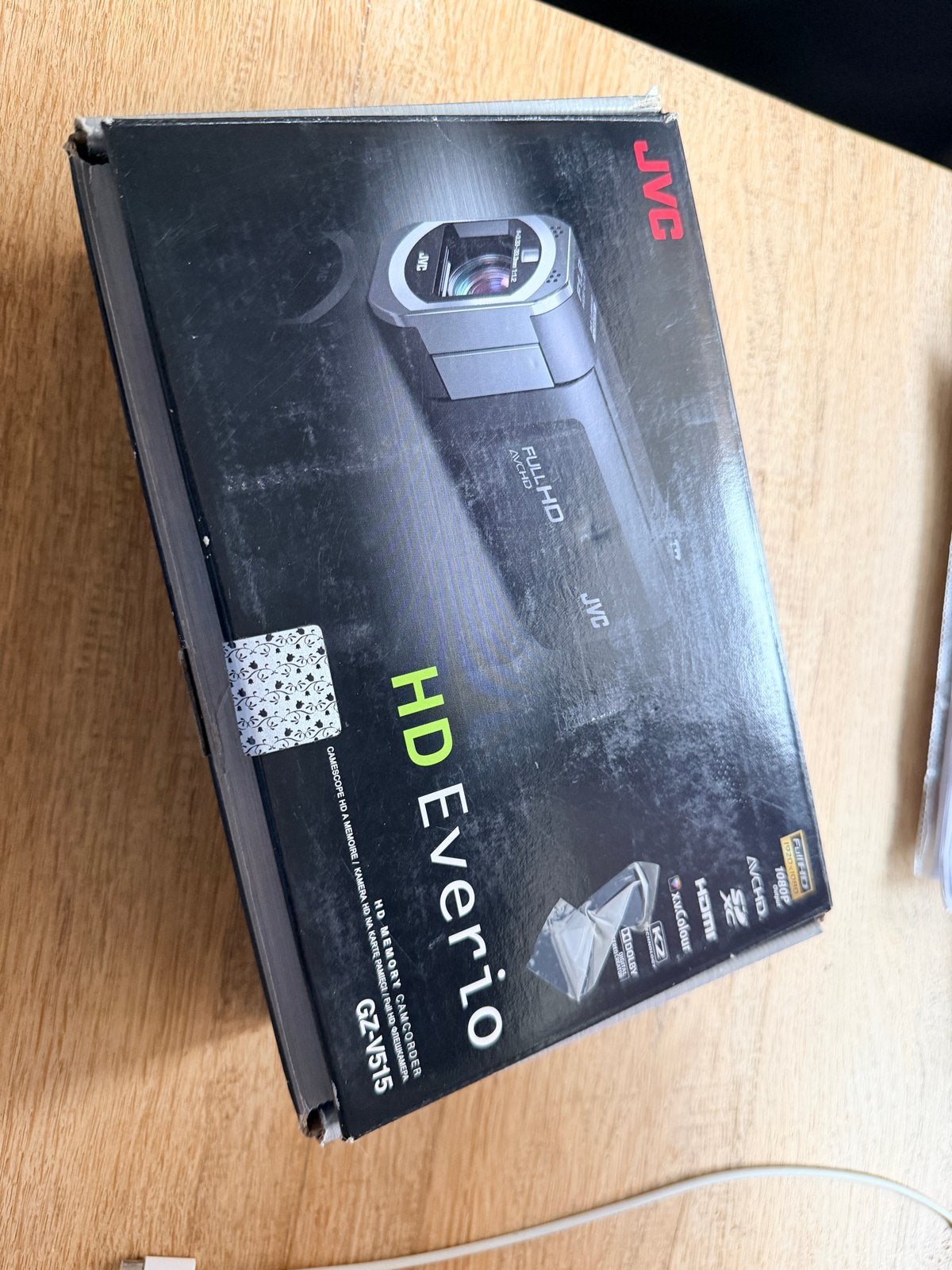JVC HD Everio GZ-V515 Full HD Camcorder, Full HD, JVC, Overige soorten, Zo goed als nieuw