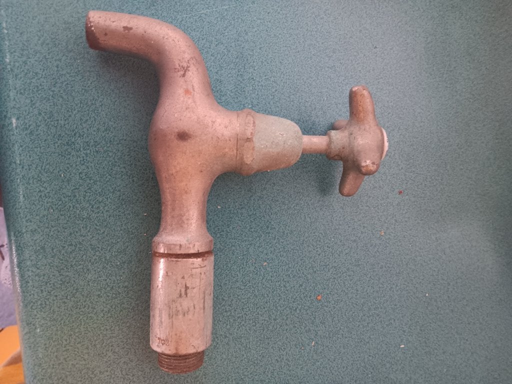 Waterkraan orgineel ouderwets, Ophalen of Verzenden, Koper, Kraan