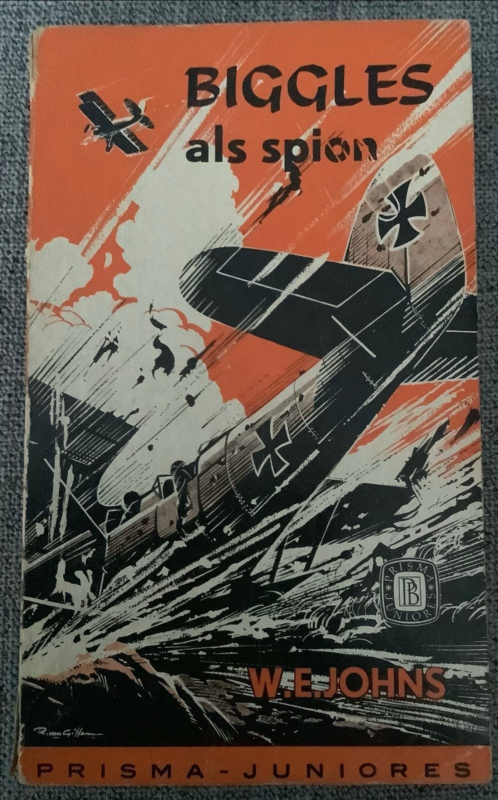 Biggles als spion - Junior pocket uit 1961, Ophalen of Verzenden, Gelezen, Fictie