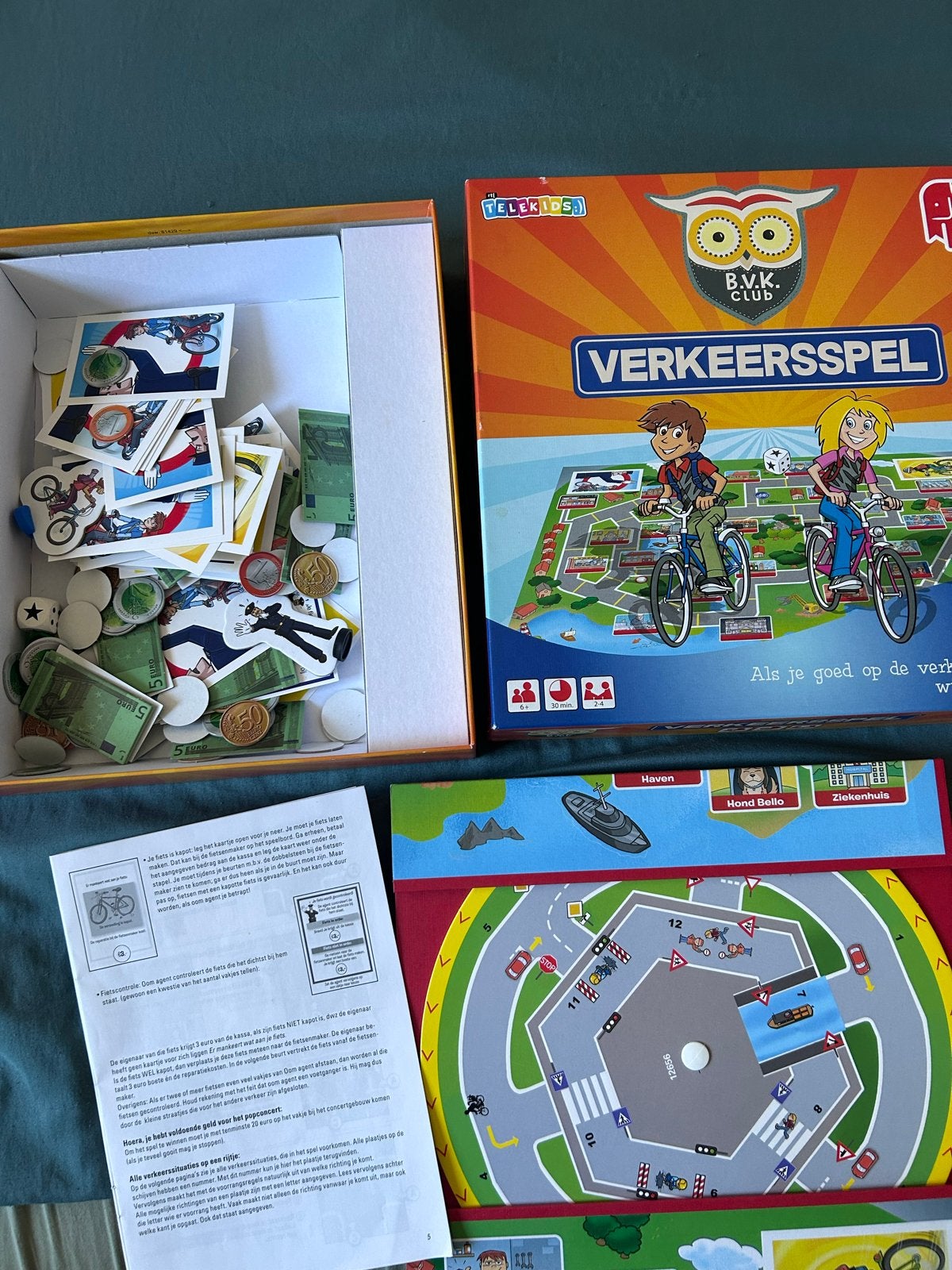 Verkeersspel verkeer Educatief Bordspel spel, Drie of vier spelers, Ophalen of Verzenden, Zo goed als nieuw
