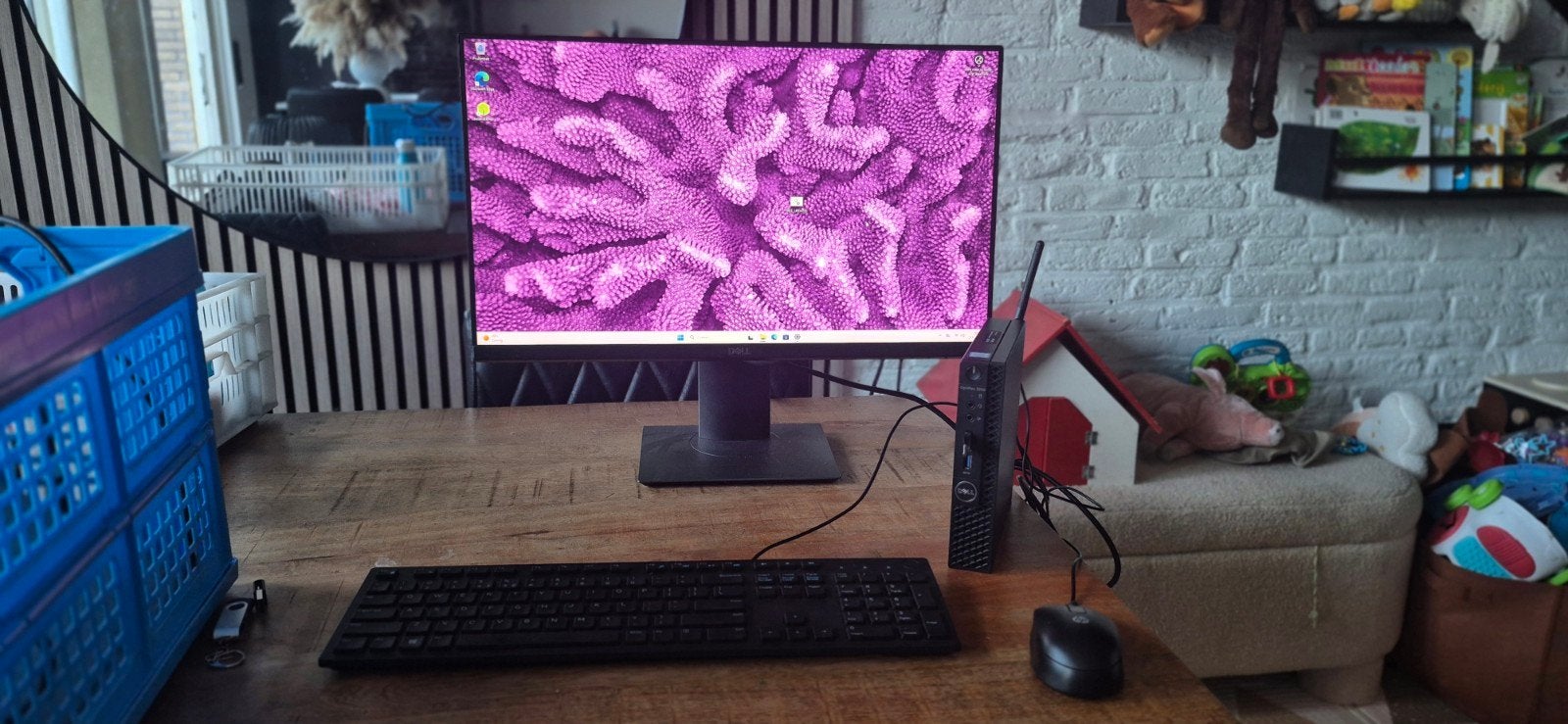 Complete Dell Optiplex 3050 SFF PC Set met Monitor & Win 11, Computers en Software, Desktop Pc's, Ophalen of Verzenden