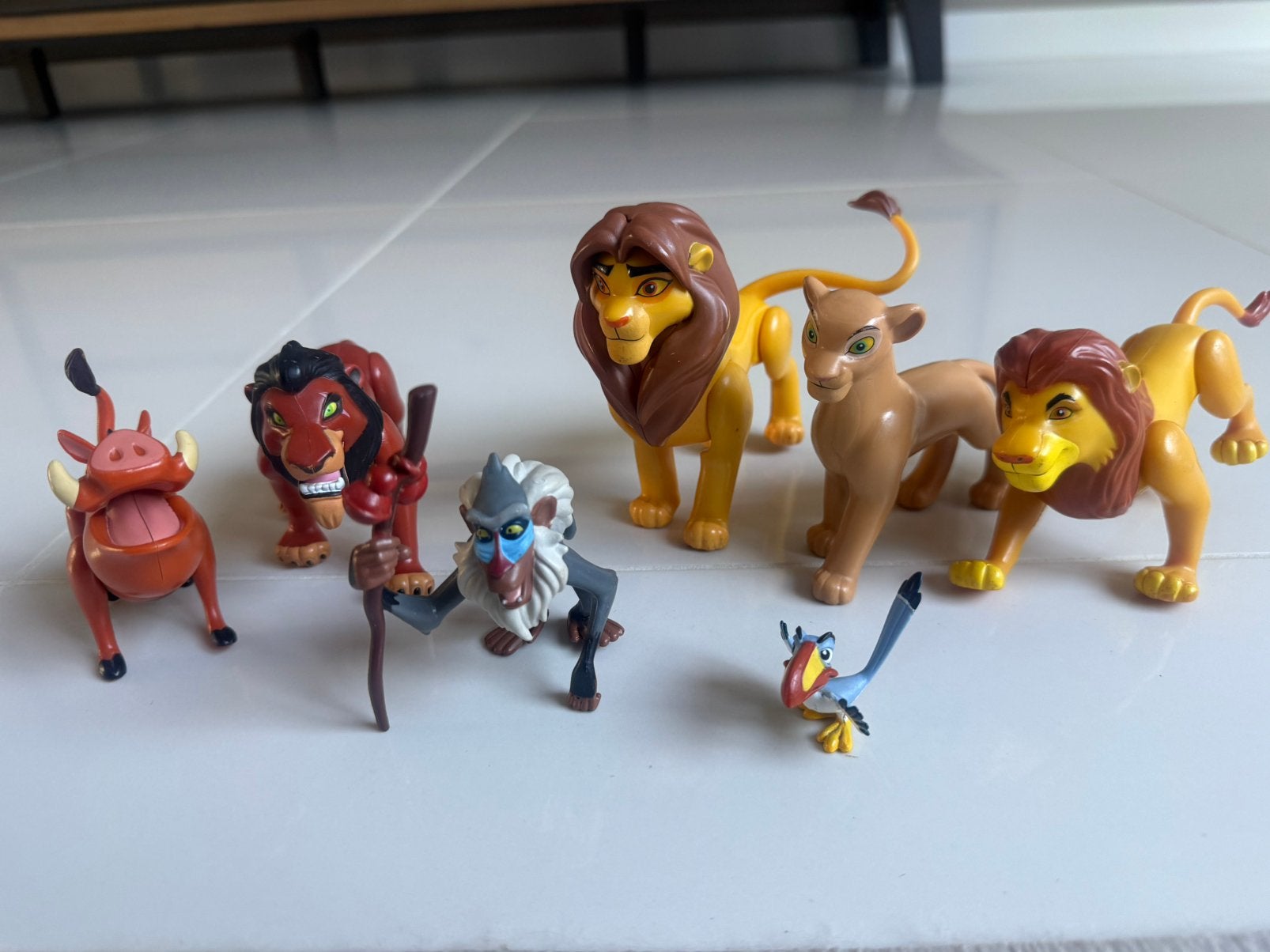 Lion king dieren speelgoedset, Ophalen, Zo goed als nieuw