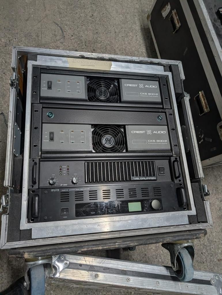 ✅Eindversterkers te koop Crest, Labgruppen, apart, Ophalen, Gebruikt, Va, Info@verbuntaudio.com
