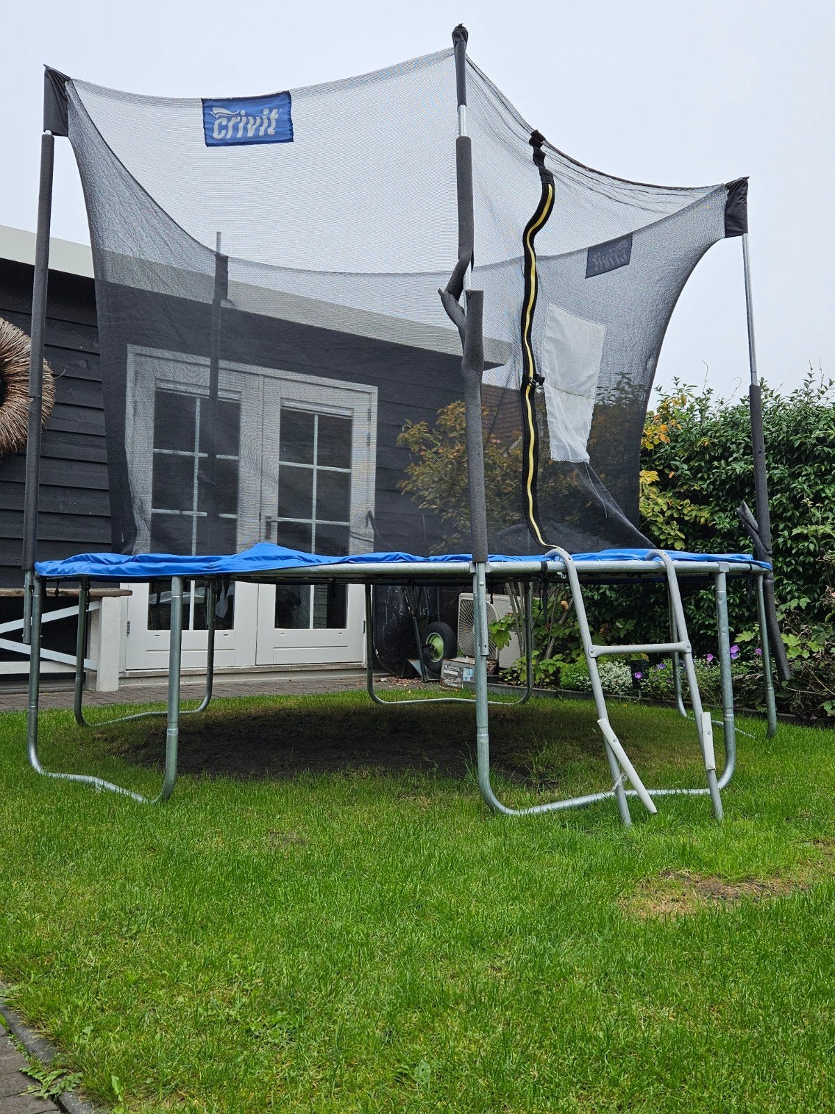 Crivit Trampoline met Veiligheidsnet, Ophalen, Gebruikt
