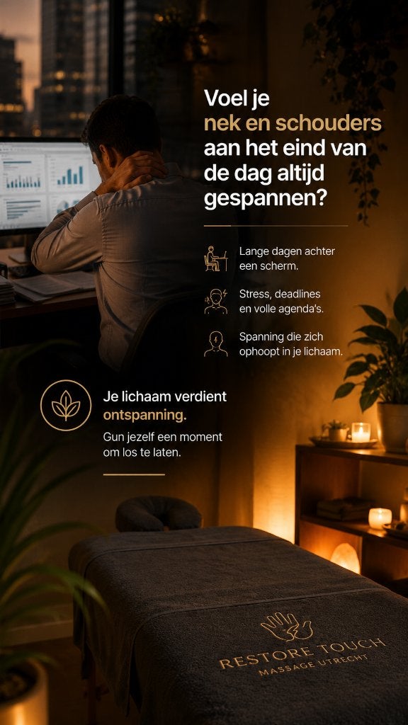 Massage Utrecht Ontspanningsmassage & Sportmassage, Ontspanningsmassage