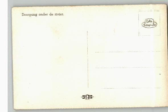 Rotterdam 4 SPARO fotokaarten Maastunnel, Verzamelen, Verzenden, 1940 tot 1960, Ongelopen, Zuid-Holland