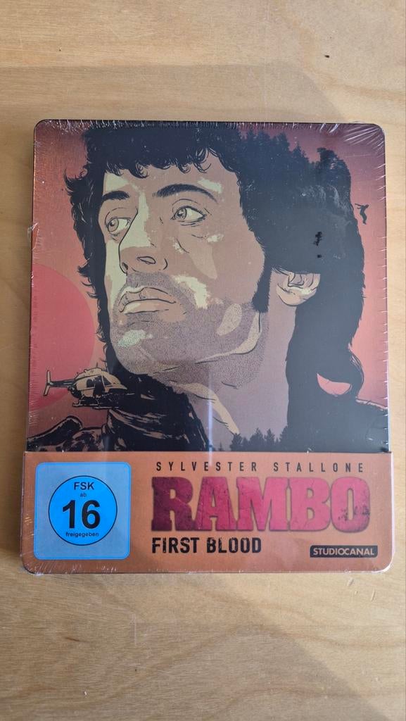 Rambo First Blood 4K steelbook, Ophalen of Verzenden, Nieuw in verpakking, Actie