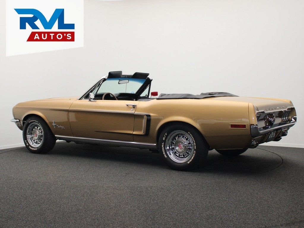 Ford USA Mustang Cabrio 289 V8 1968 Aut *Gerestaureerd* C-Co, Achterwielaandrijving, 4800 cc, Zwart, Overige kleuren