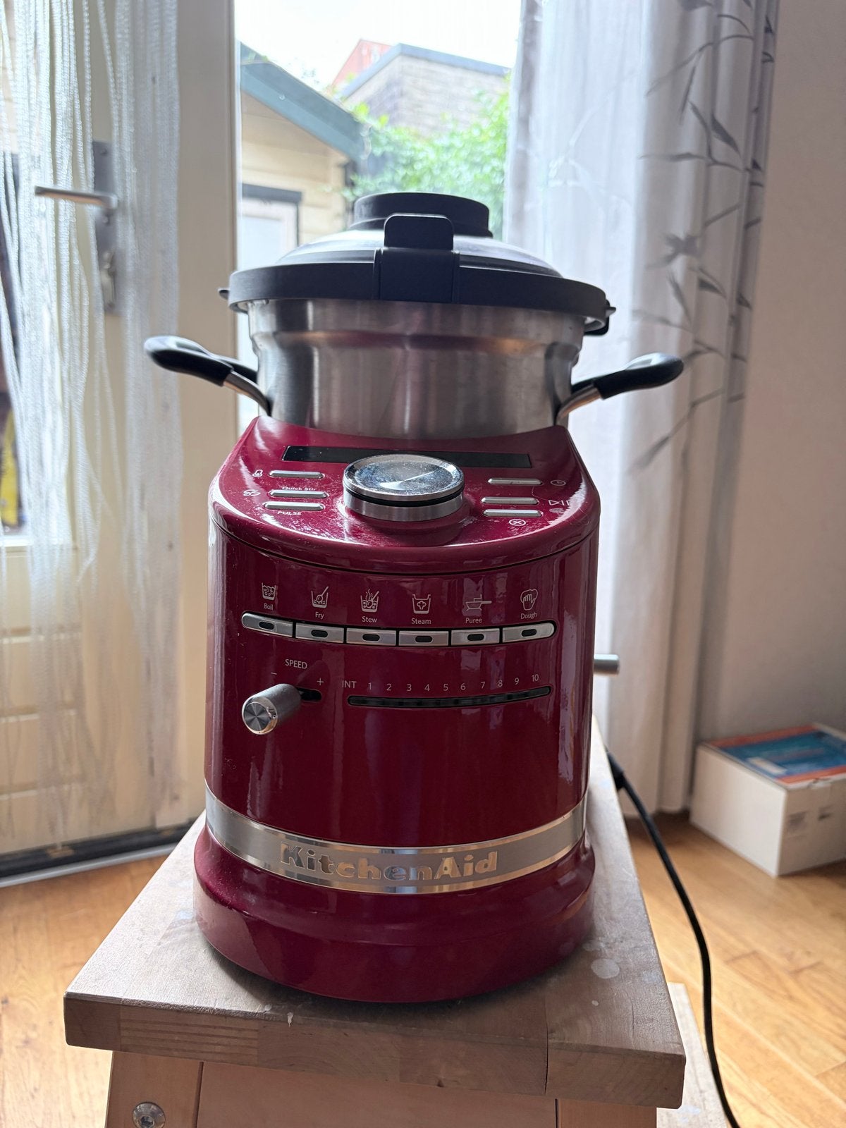 KitchenAid Artisan Cook Processor 5KCF0104 - Rood, 3 tot 4 liter, Ophalen, Gebruikt, 3 snelheden of meer