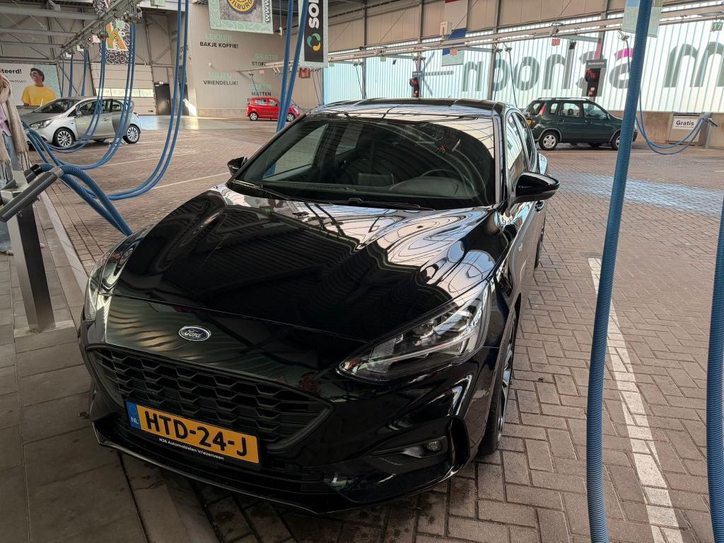Ford Focus 1.0 Ecoboost 125pk 2019 Zwart Automaat, Auto's, Zwart, Zwart, Particulier, 3 cilinders