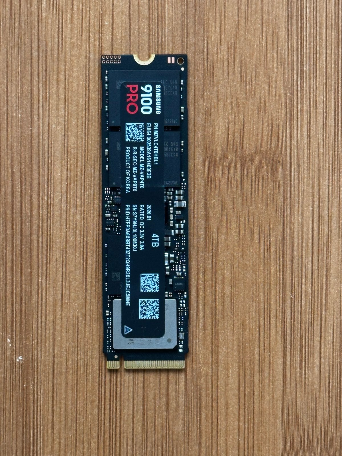 Ongebruikte Samsung 9100 Pro 4TB SSD, Computers en Software, Ophalen, Intern, Server, SSD