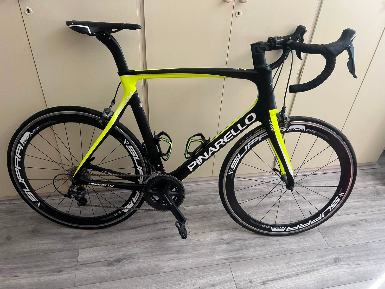 Pinarello Gan-s Volledig Carbon Racefiets - Maat 60, 28 inch, Gebruikt, 10 tot 15 versnellingen, Velgrem