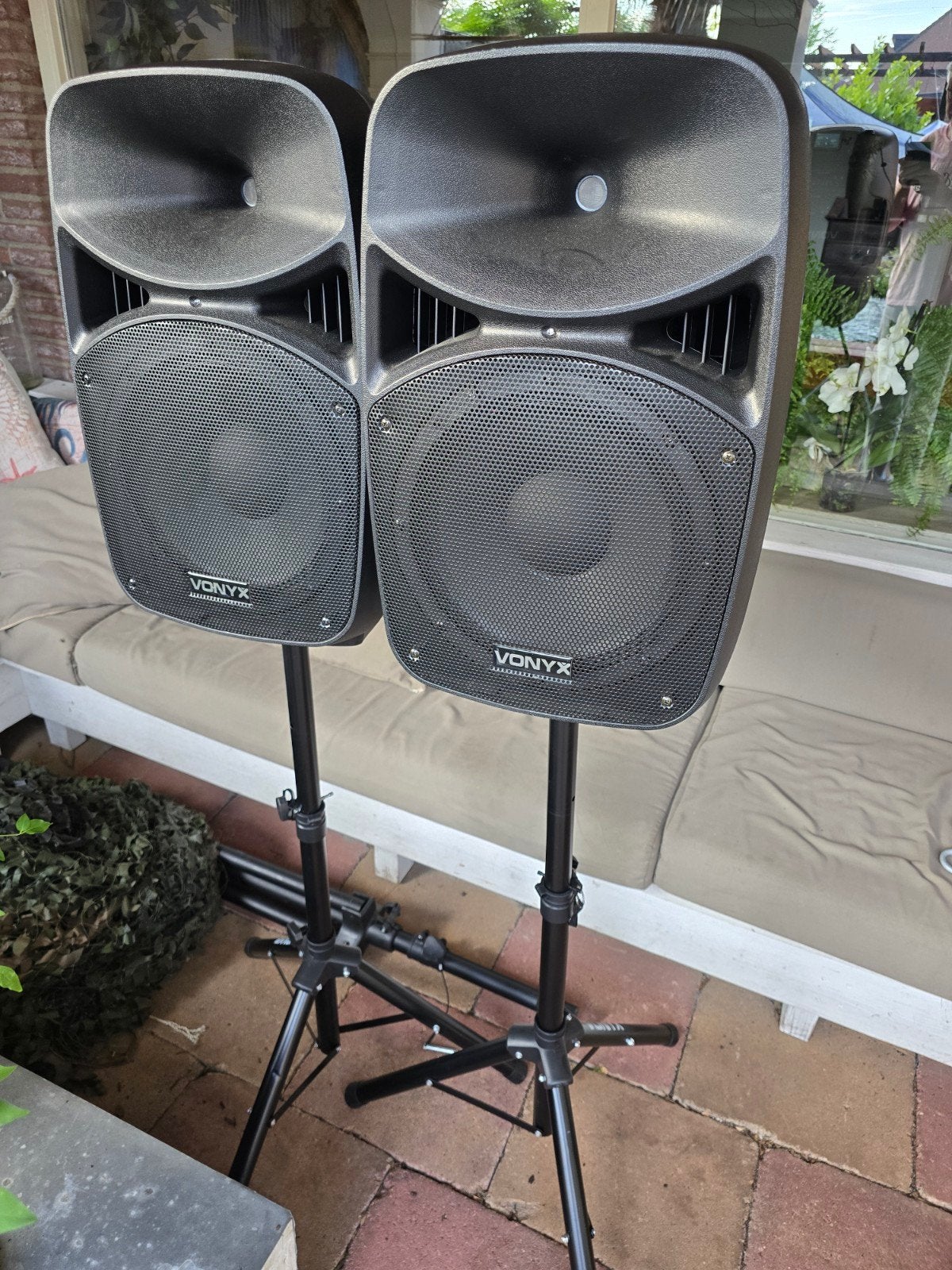 Vonyx VPS122A Actieve Luidsprekerset met Mixer, Audio, Tv en Foto, Luidsprekers, Ophalen