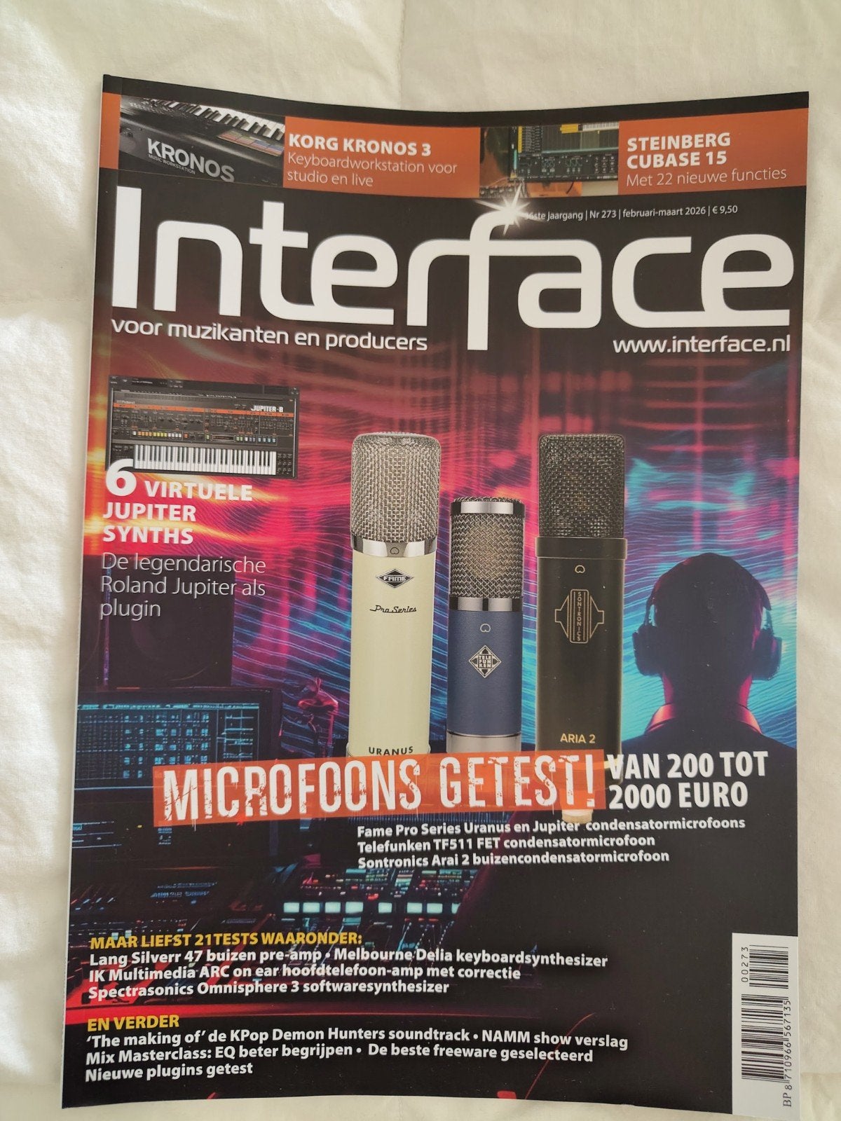 Interface Magazine Nr. 273, Ophalen of Verzenden, Zo goed als nieuw, Muziek, Film of Tv