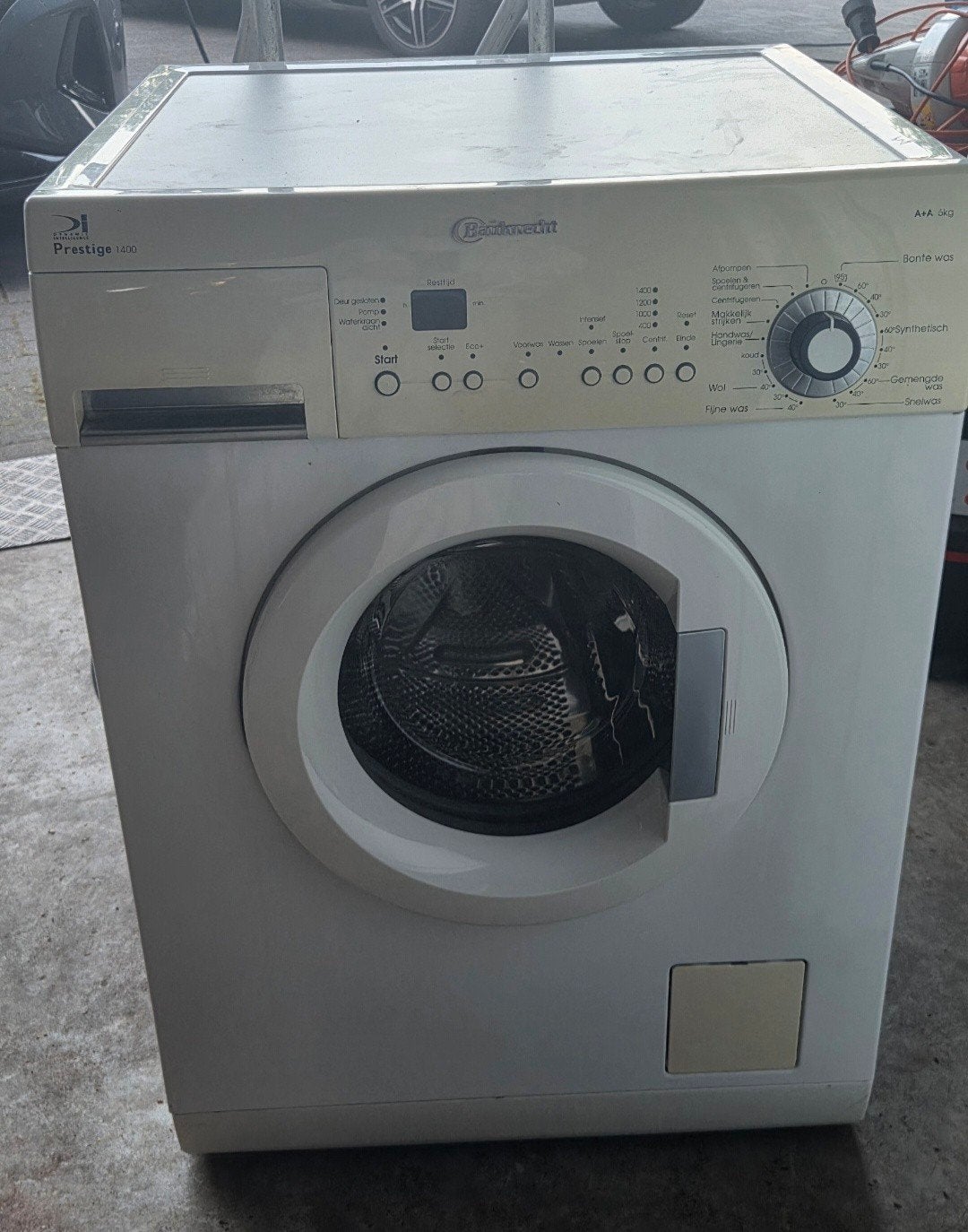 Bauknecht prestige wasmachine, Witgoed en Apparatuur, Ophalen, Gebruikt, Voorlader, Kort programma