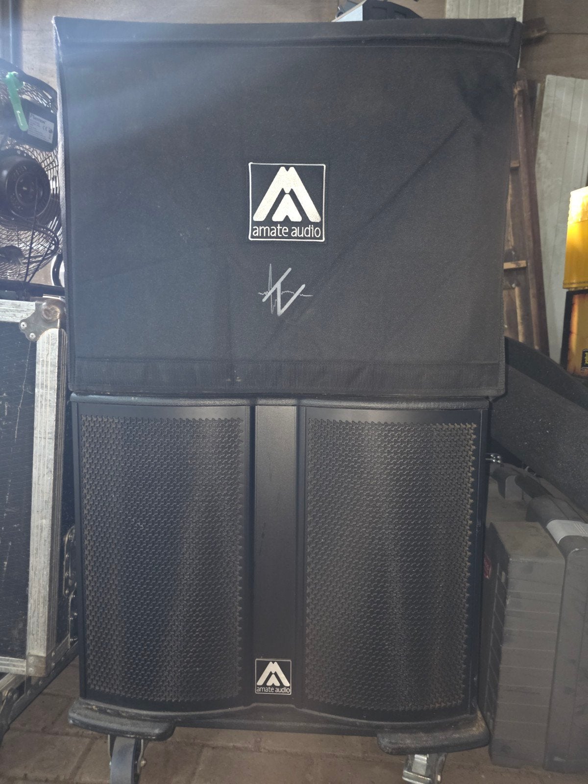 Amate Audio N12P & N18WP PA-set (passief), Ophalen, Zo goed als nieuw, 1000 watt of meer, Overige typen