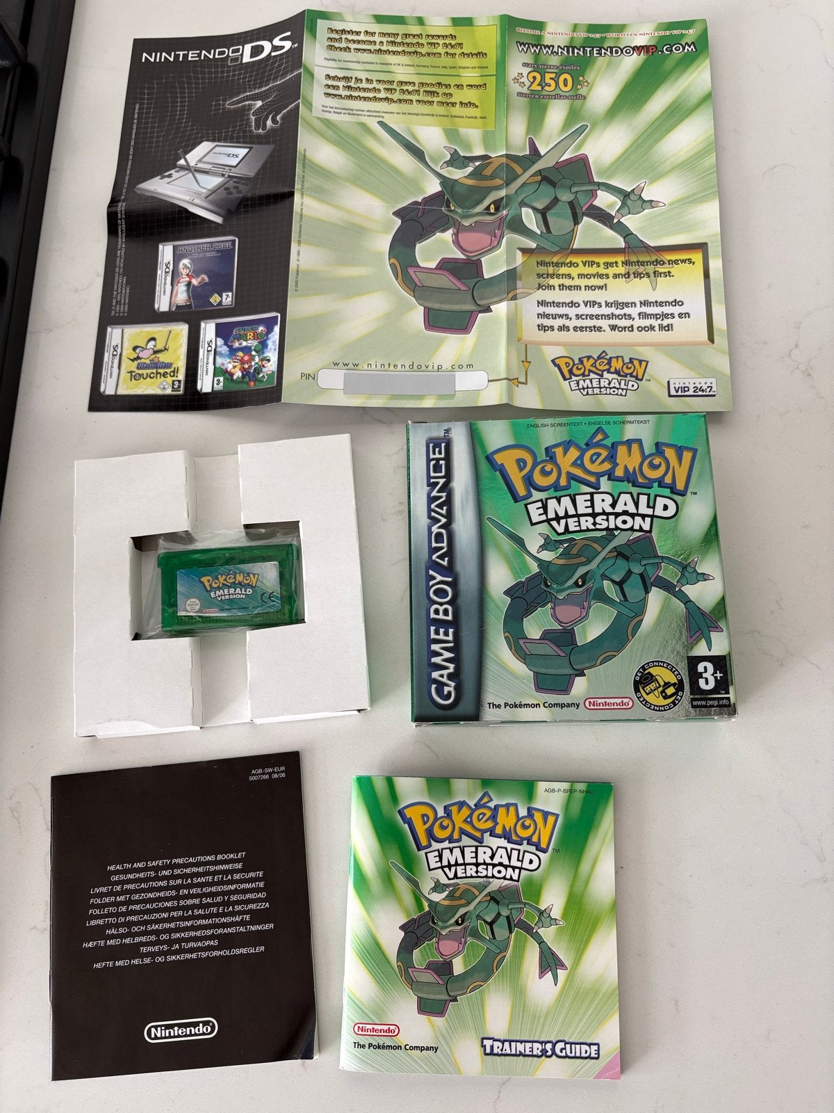 Pokémon Emerald (GBA) - 100% origineel en compleet in doos!, Ophalen, 1 speler, Zo goed als nieuw, Role Playing Game (Rpg)