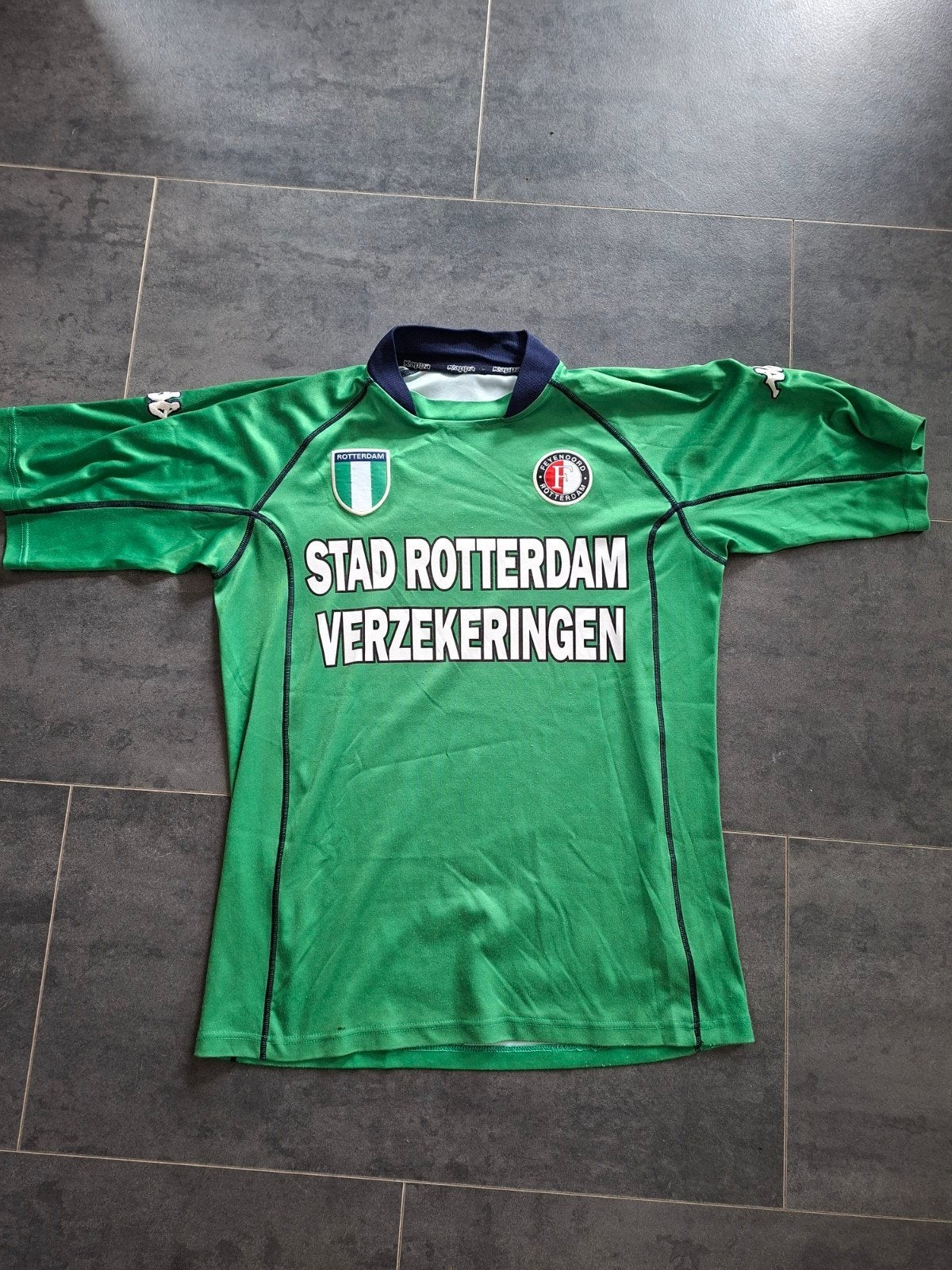 Feyenoord Uitshirt 2002 - 2003 maat M, Kappa, Maat 48/50 (M), Ophalen of Verzenden, Gedragen