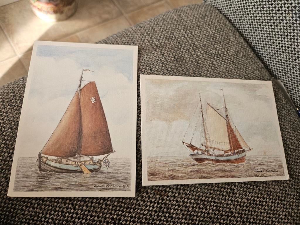 Bouke Feenstra boten, Verzamelen, Ansichtkaarten | Themakaarten, Ophalen of Verzenden