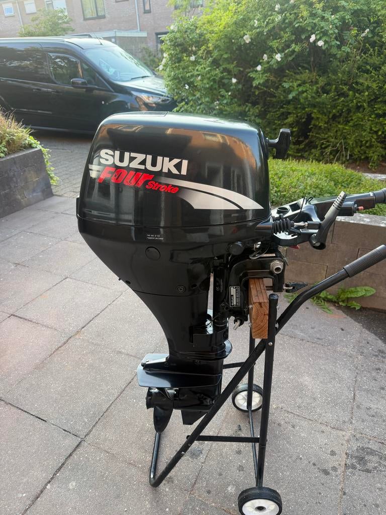 Suzuki 15 pk 4 takt buitenboordmotor - Recent onderhoud!, Ophalen, 10 tot 30 pk, Gebruikt, Viertaktmotor