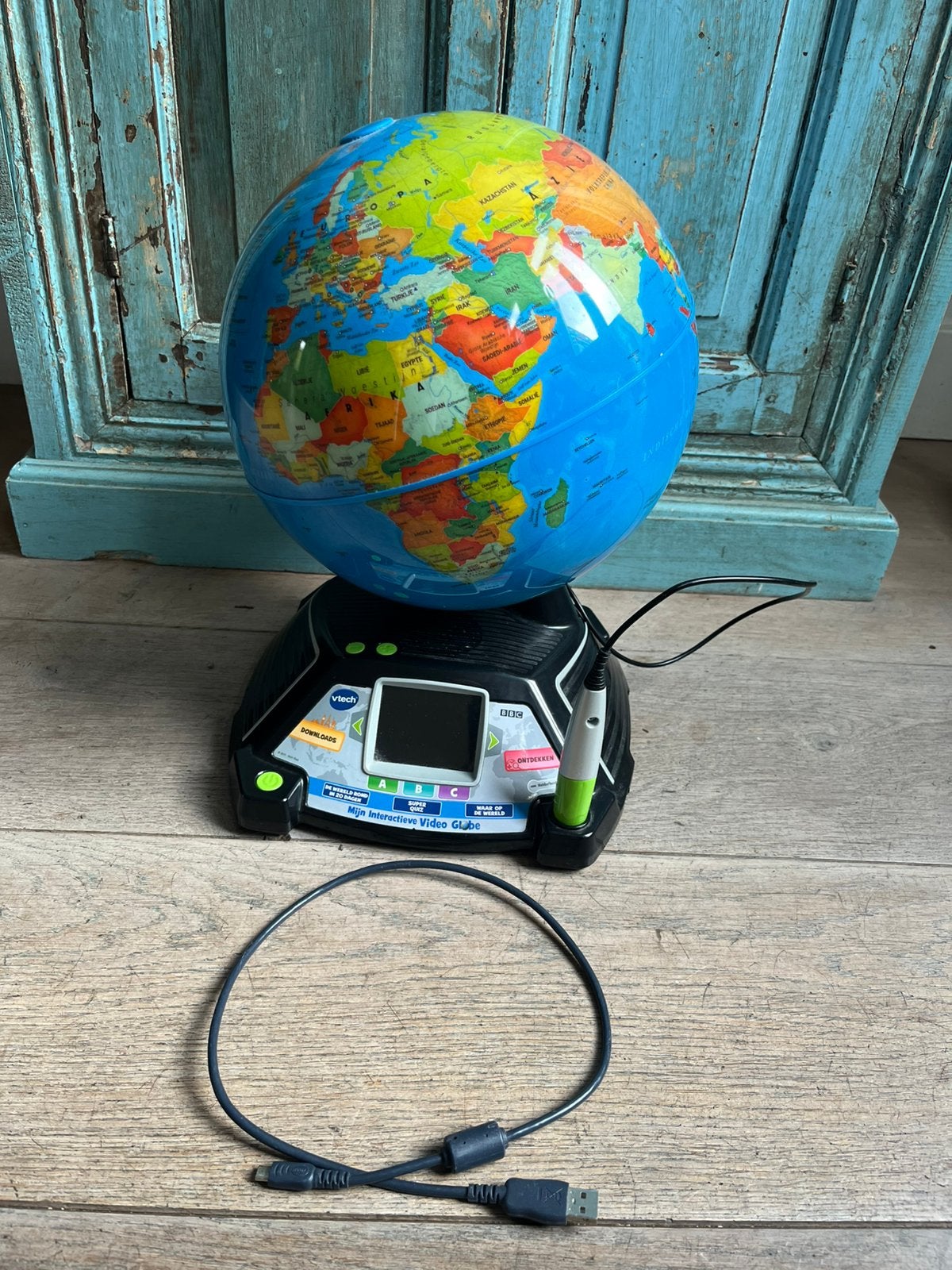 VTech Interactieve Video Globe, Ophalen of Verzenden, Zo goed als nieuw, 6 jaar of ouder
