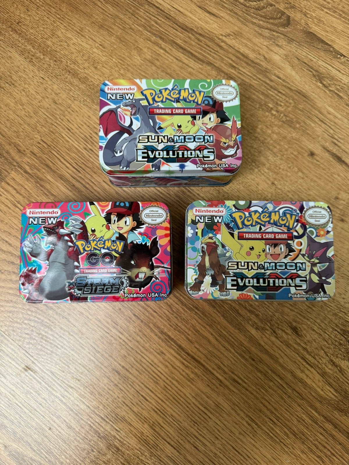 Lege Pokemon Tin’s // Nieuw en Mint, Ophalen of Verzenden, Nieuw, Overige typen, Foil