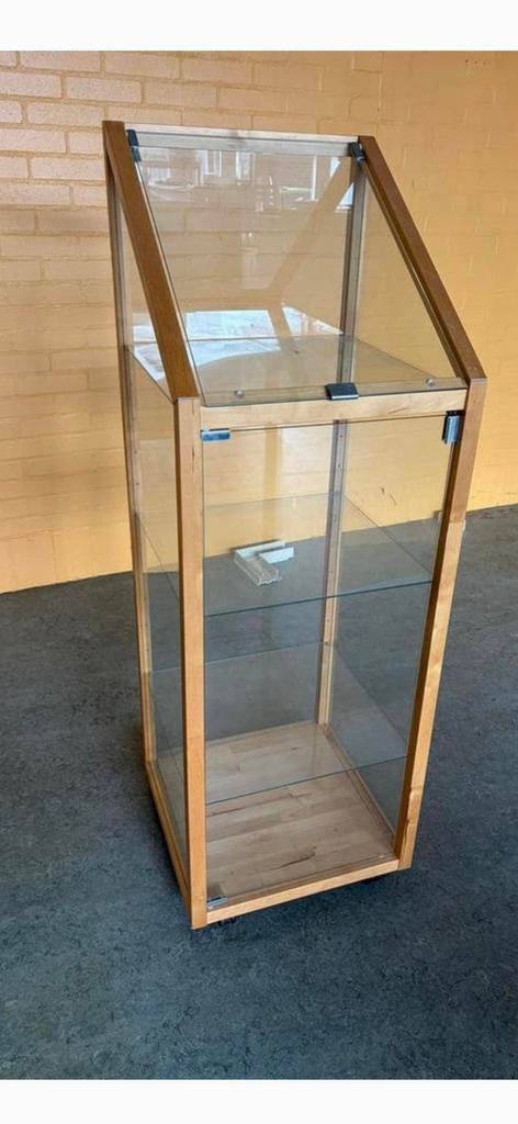 Vintage IKEA Östersund vitrinekast / plantenkast, Ophalen, 50 tot 100 cm, 150 tot 200 cm, 25 tot 50 cm