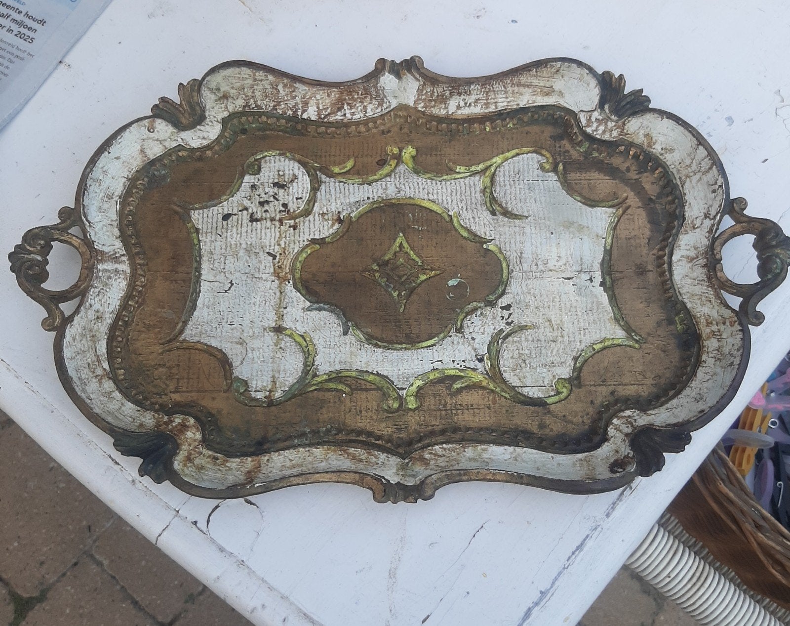 Dienblad barok style, Ophalen of Verzenden