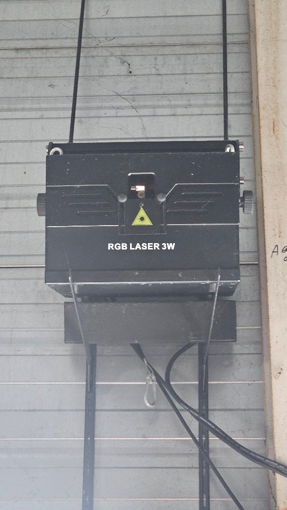 3W laser ILDA 3D scan podium laserlicht, Ophalen, Zo goed als nieuw, Laser, Geluidgestuurd