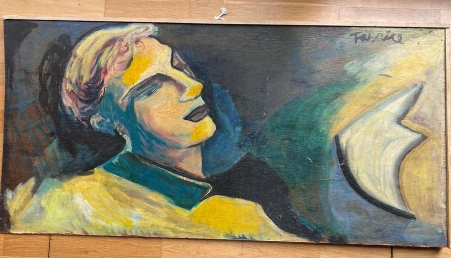 Fabrice Hunt schilderij met echtheidsbewijs, Ophalen of Verzenden