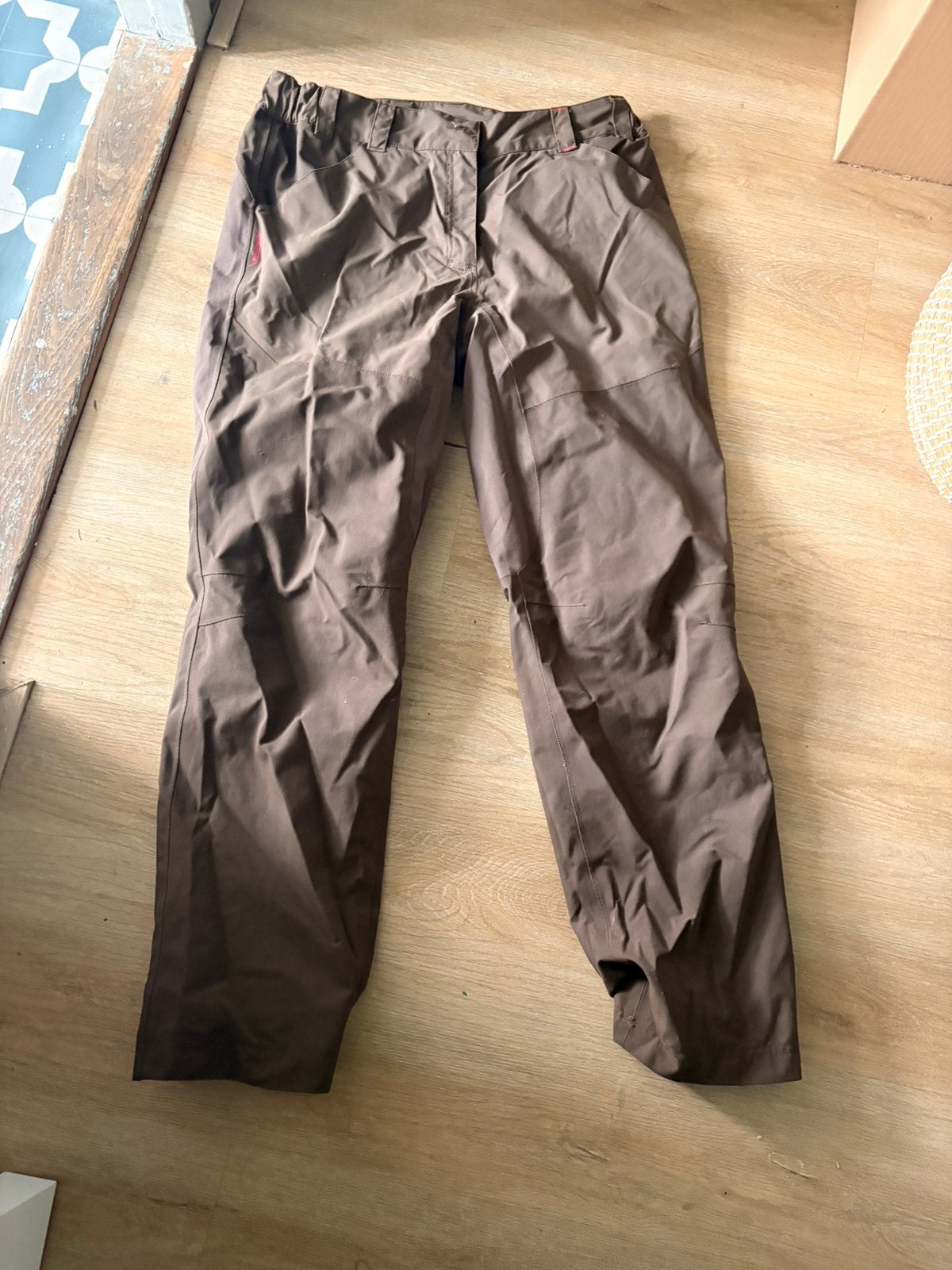 Wandelbroek Decathlon bruin gevoerd L-XL, Ophalen of Verzenden, Zo goed als nieuw, Maat 46/48 (XL) of groter, Jack