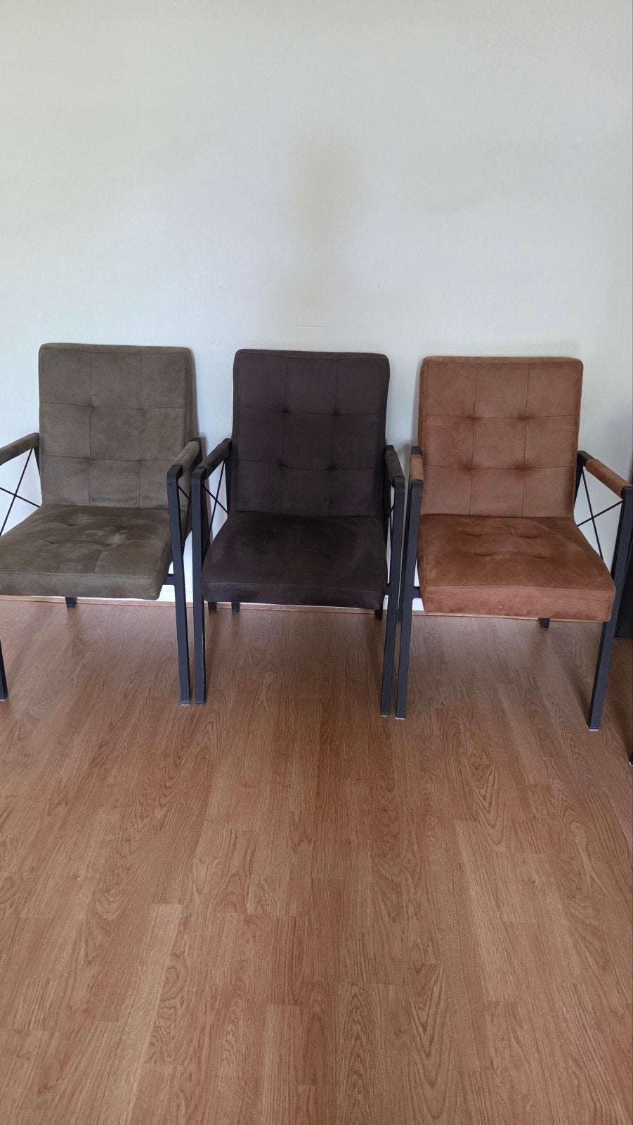 6 eetkamerstoelen, Ophalen, Zo goed als nieuw, Bruin, Vijf, Zes of meer stoelen