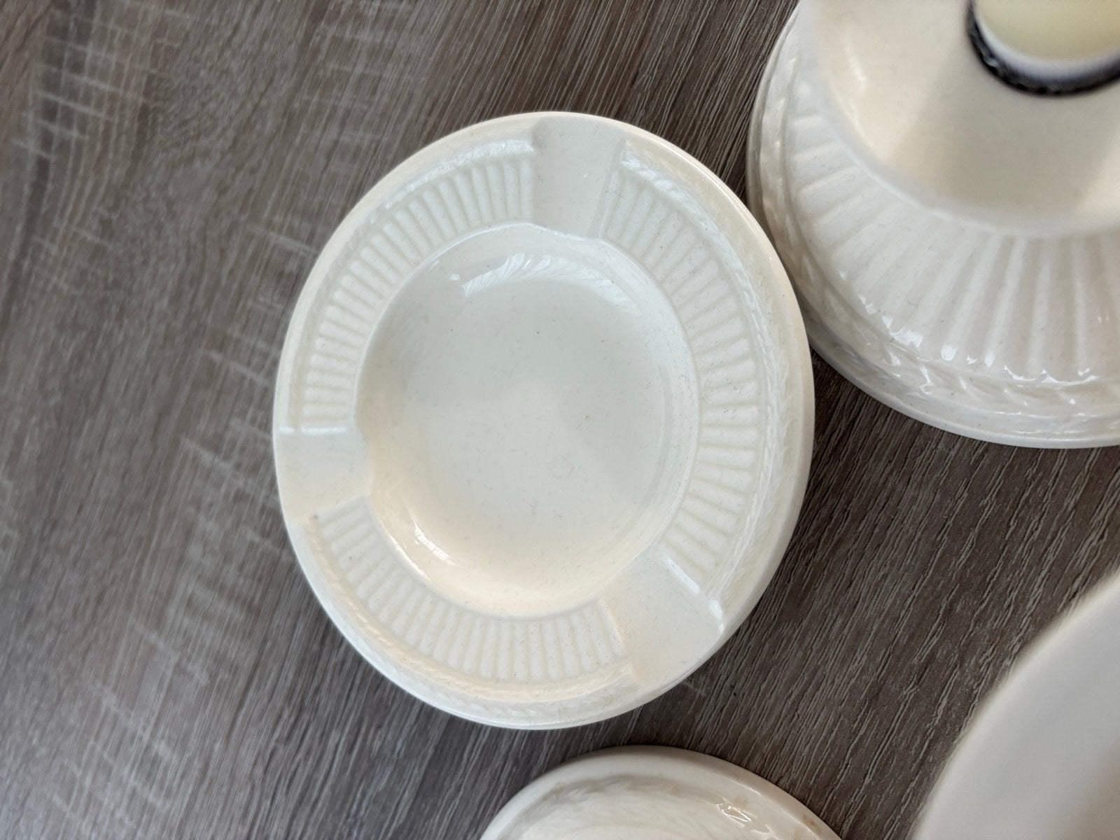 Wedgwood Etruria Barlaston Set - Vaas, Kom, Kandelaar, Asbak, Ophalen of Verzenden