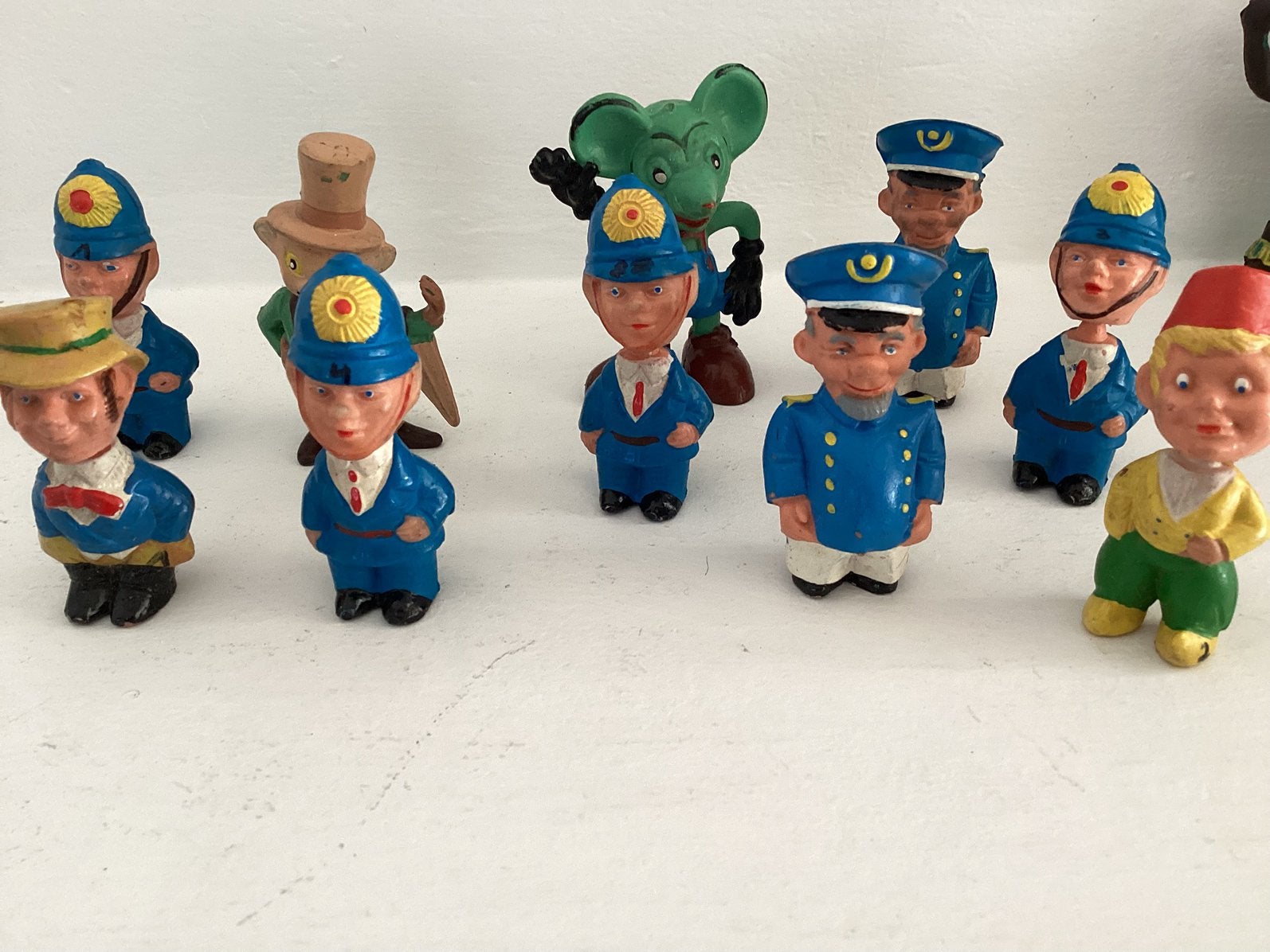 Figuren rubber vintage, Ophalen of Verzenden, Zo goed als nieuw