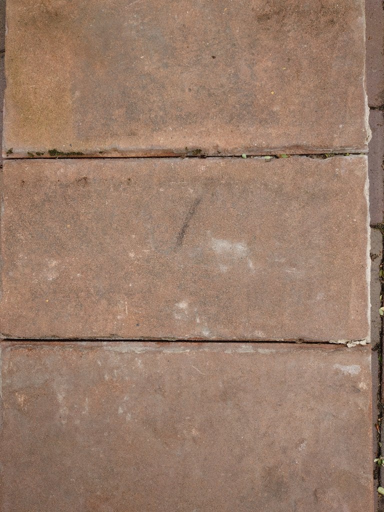 Terrastegels 25m2 gratis, Ophalen, Gebruikt, 10 m² of meer, Beton