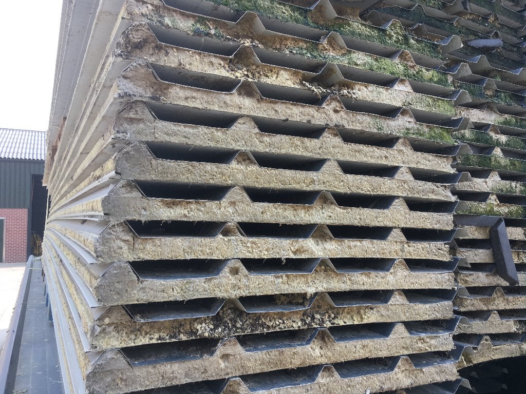te koop gebruikte geïsoleerde dakplaten, Doe-het-zelf en Verbouw, Platen en Panelen, Ophalen, Gebruikt, Overige materialen