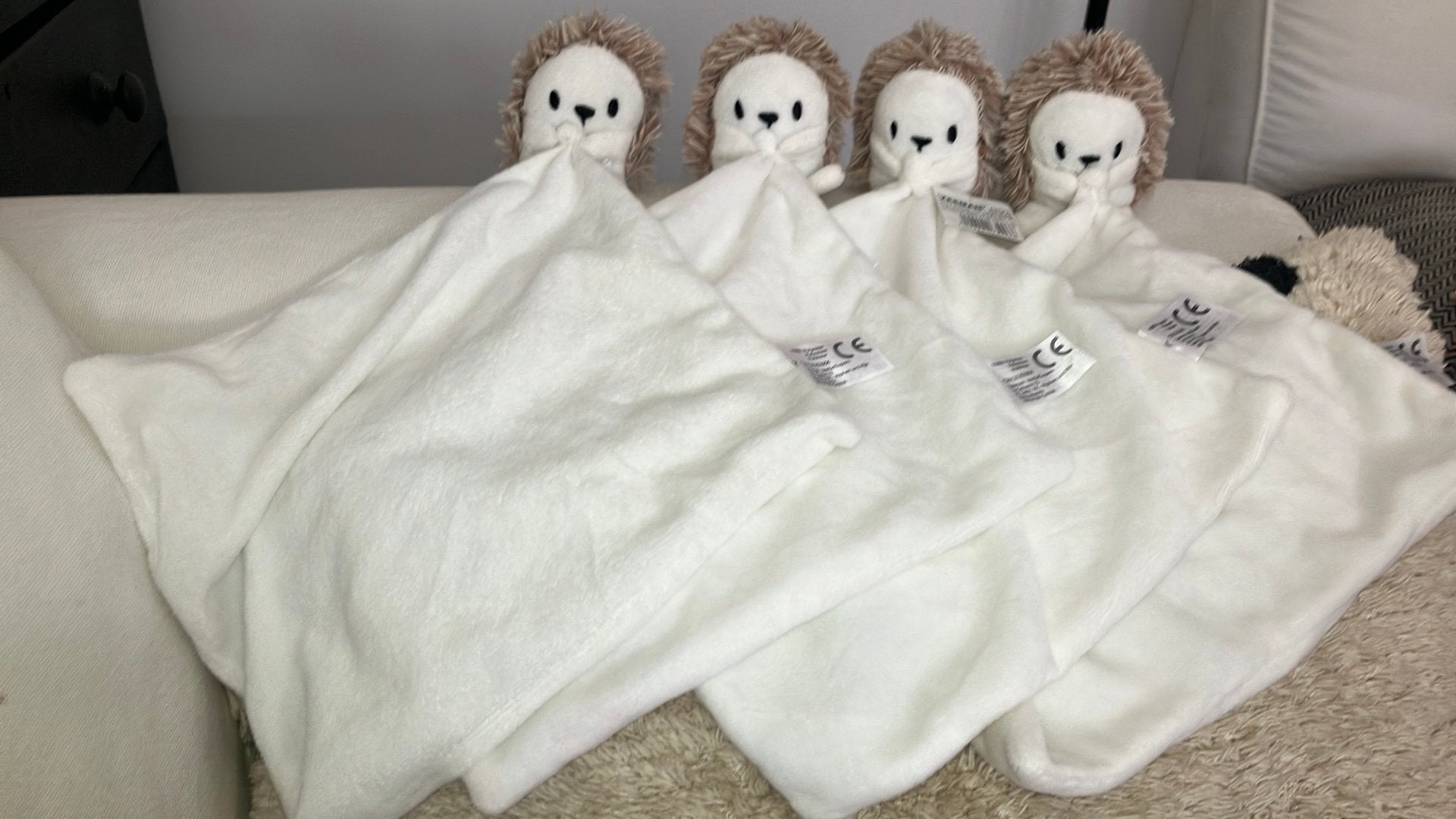 Zeeman egel knuffeldoekje, Kinderen en Baby's, Speelgoed | Knuffels en Pluche, Overige typen, Nieuw, Ophalen of Verzenden, Middelgroot (20 tot 80 cm)