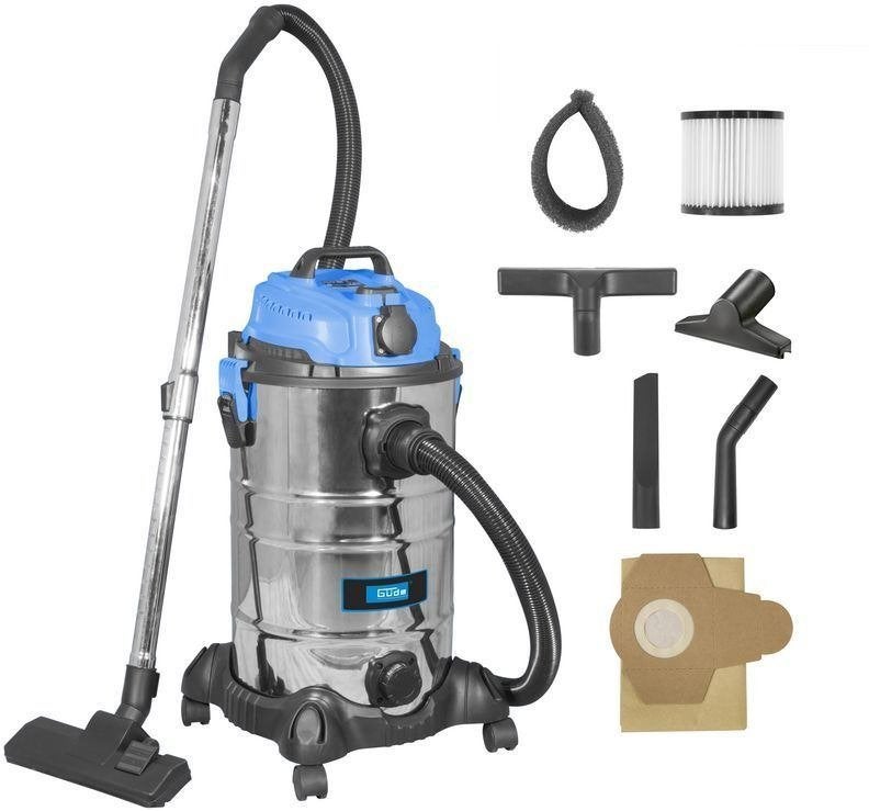 Gude GNTS 30L Nat- en droogzuiger 1600 Watt/30 Liter vat!!, Ophalen, Nieuw, Waterstofzuiger