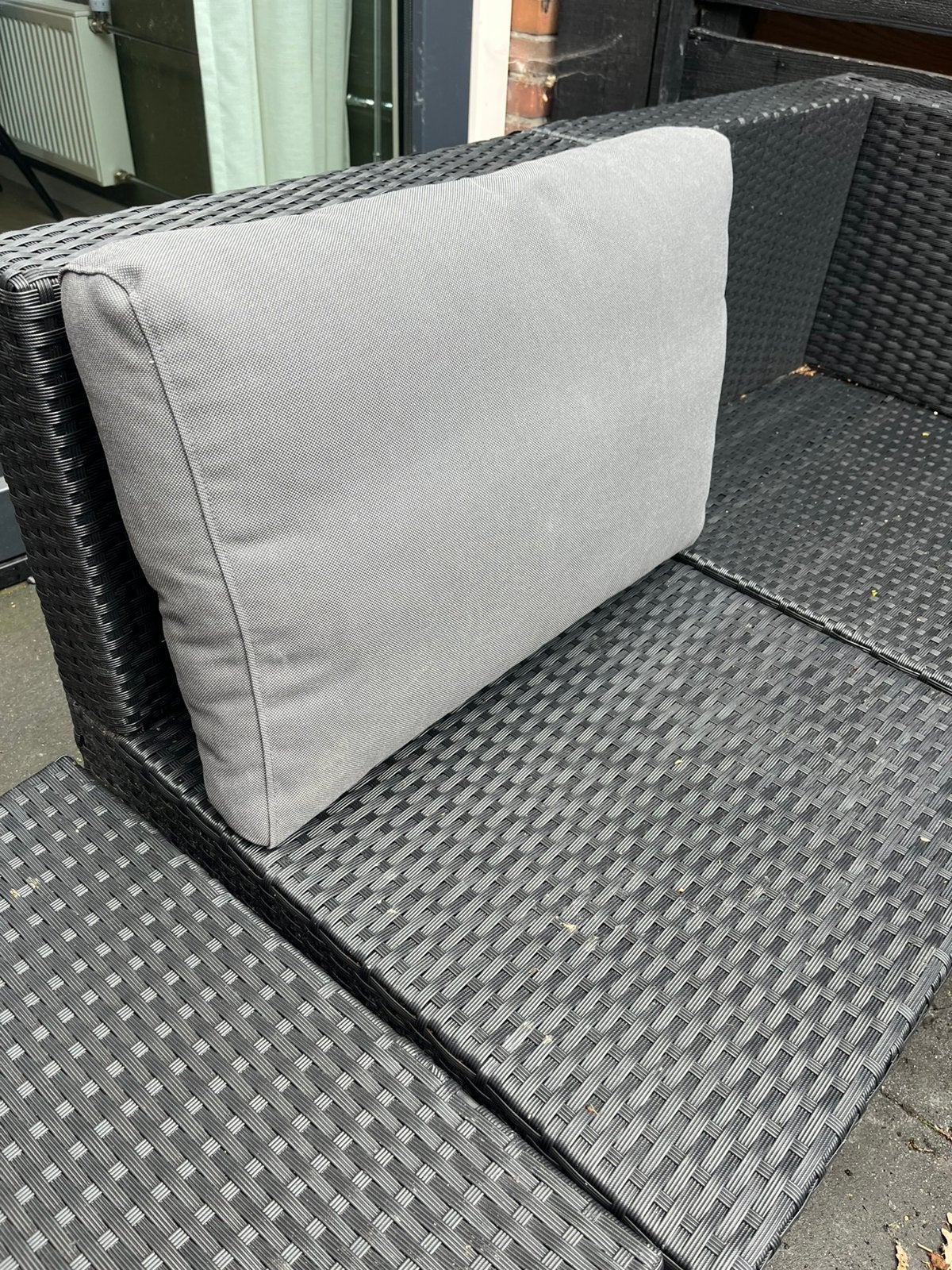 FRÖSÖN/DUVHOLMEN rug kussens 6 stuks., Tuin en Terras, Ophalen, Zo goed als nieuw