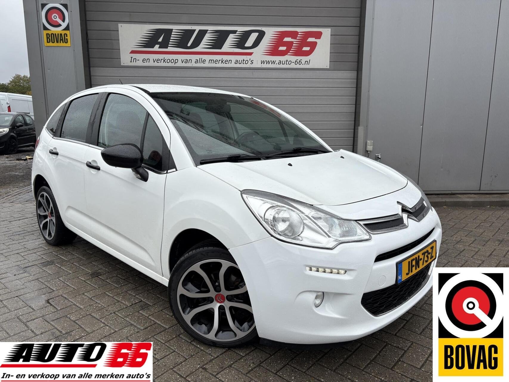 Citroen C3 1.2 PureTech Collection, Stof, Gebruikt, Wit, Bedrijf